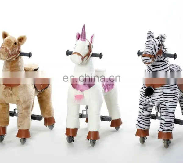 HI CE/AZO/RoSH Standard Walking Animal Ride on Toy Horse for Kids photo-3
