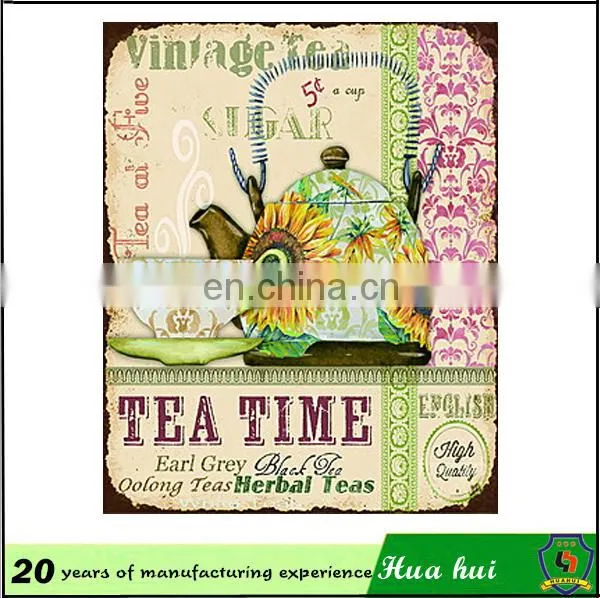 Teapot Repro Metal Signs, Teapot Repro Picture , Tea Bar Signs C132