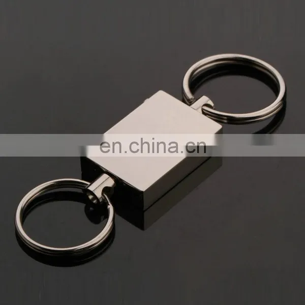 Double Ring Keychain With Cusomized Logo photo-3