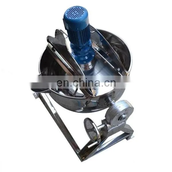 Steam Heating Jacketed Caramel Cooking Kettle Machine for Making Liquid Soap photo-5