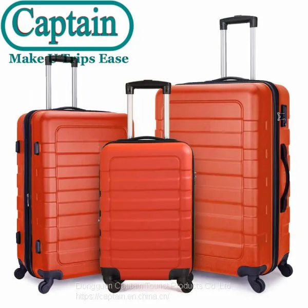 Hot Sale 4 Wheels 20 24 28 Inches Three Pcs Sets ABS Trolley Luggages photo-2
