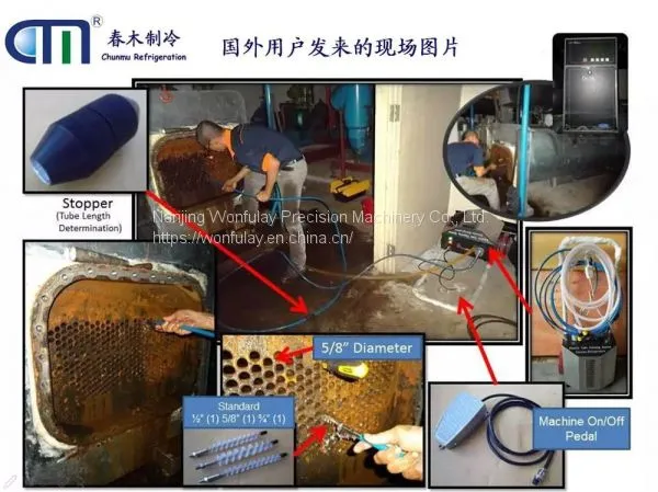 CM-II /III Factory Price Air Condition Portable Tube Cleaner Pipe Cleaner photo-4