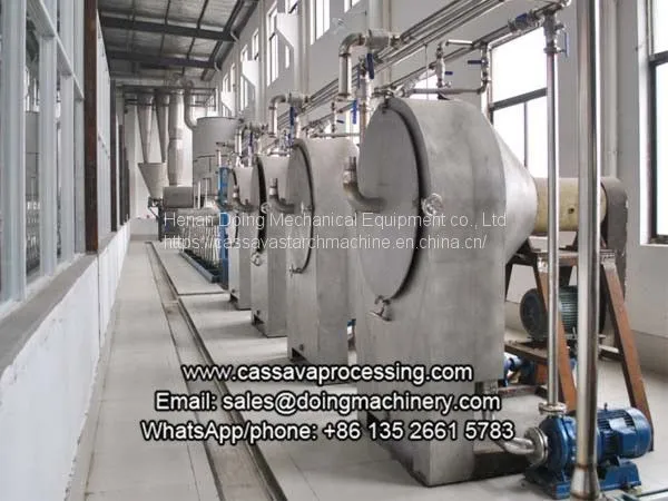 Cassava Starch Processing Machine for Making Starch