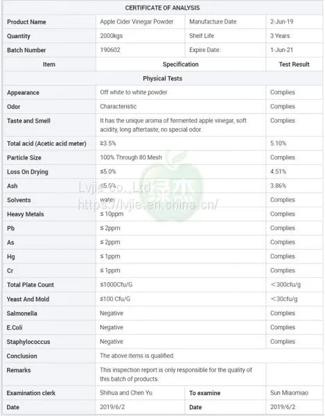 5% Apple Cider Vinegar Powder photo-4