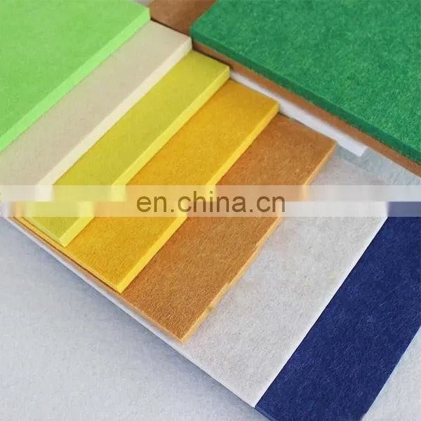 Customized 3D Polyester Felt Fabric Acoustic Panel for Indoor Decoration Wall Board photo-5
