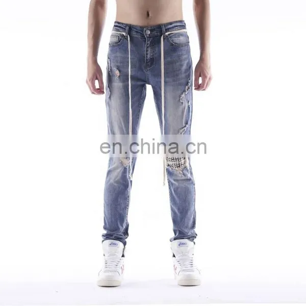 DiZNEW Fashion Hot Seller Jeans Casual Slim Jean Classic Trousers Denim Pants Men photo-2