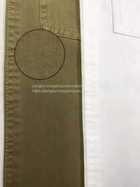48%Cotton 48%Modal 4%Spandex Bi-Stretch Herringbone Twill Fabric photo-2
