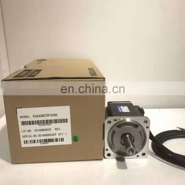 750W Japan Sanyo Denki AC Servo Motor R2AA08075FXH00 photo-4