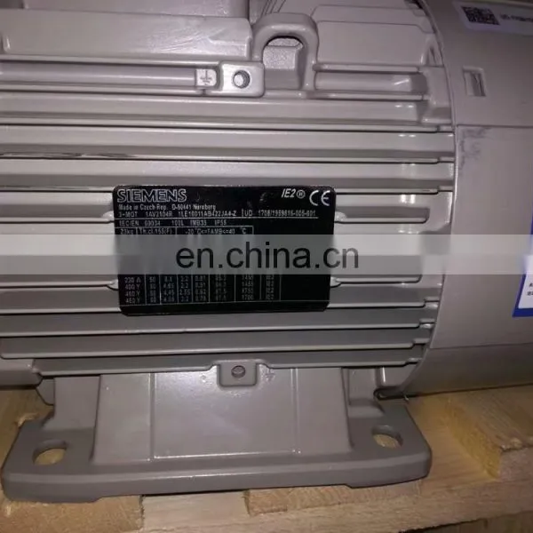 Siemens Made in Czech 1LA7 1LA9 1LE1001 1LG4 1LE1501 0.18kw 0.21kw 1.1kw 2.2kw 3kw 7.5kw 15kw 3 Phase Induction AC Motor photo-6