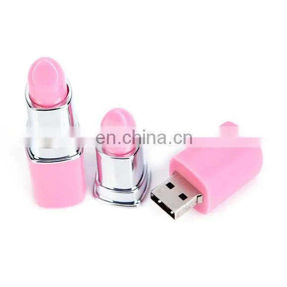 2021 Lipstick Flash Drive Colorful Plastic Lipsticks Memory Stick Drive Oem Logo External Usb u Disk photo-4