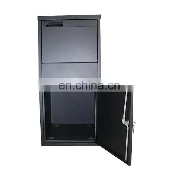 Large Powder Coating Package Delivery Box Steel Garden Outdoor Parcel Drop Box photo-2