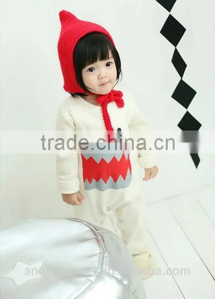 Korean Style Infant Rompers Baby Rompers Organic Cotton AG-LA0028 photo-2