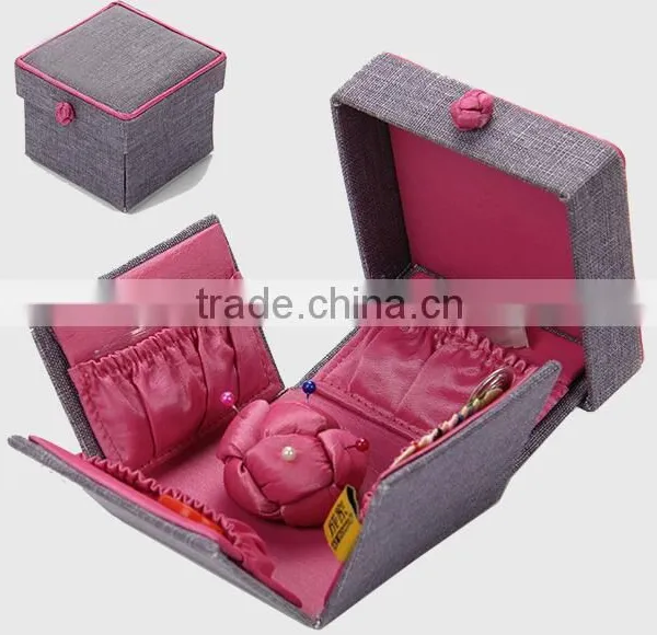 Mini Fabric Jewelry Packaging Box,jewelry Box Custom Logo,jewelry Box Velvet photo-3