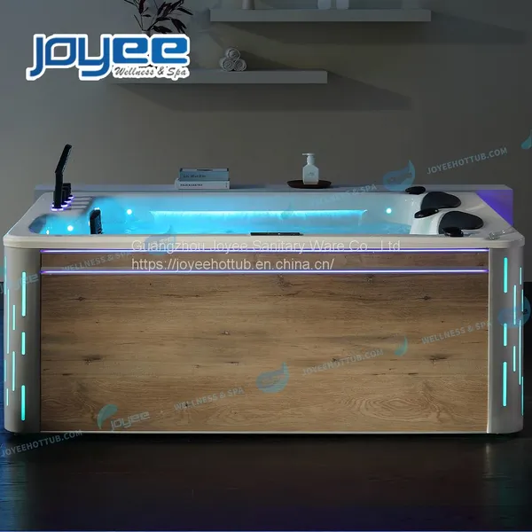 JOYEE China Manufacture 2 Person 69 Massage Jets Bathtub Ozone System Spa Whirlpool Bathtub photo-5