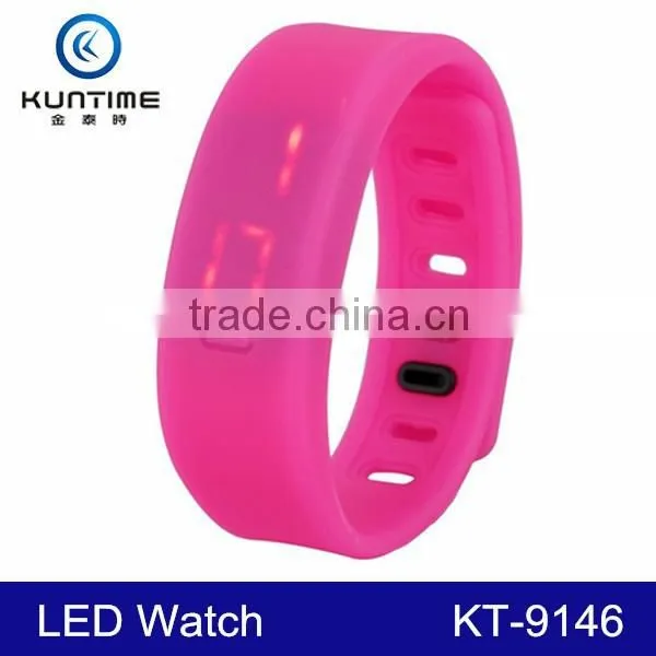 2015 Cheap Promotional Silicone Sports Led Bracelet Relojes for Men photo-5