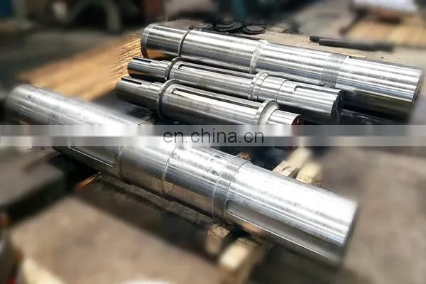 China Factory Customized Large Forged Steel Gear Shaft Gear Drive Shaft photo-3