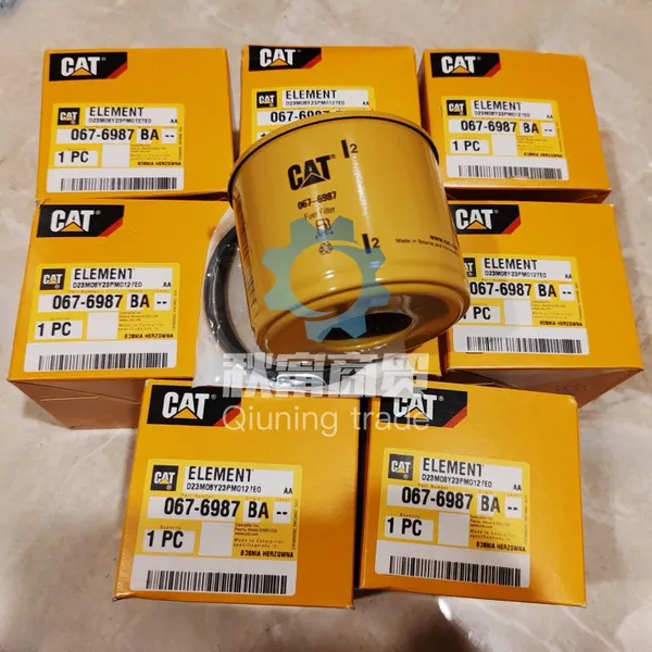 Caterpillar Fuel Filter CAT067-6987  0676987 perkins 26561117 Engine Fuel Filter KIT