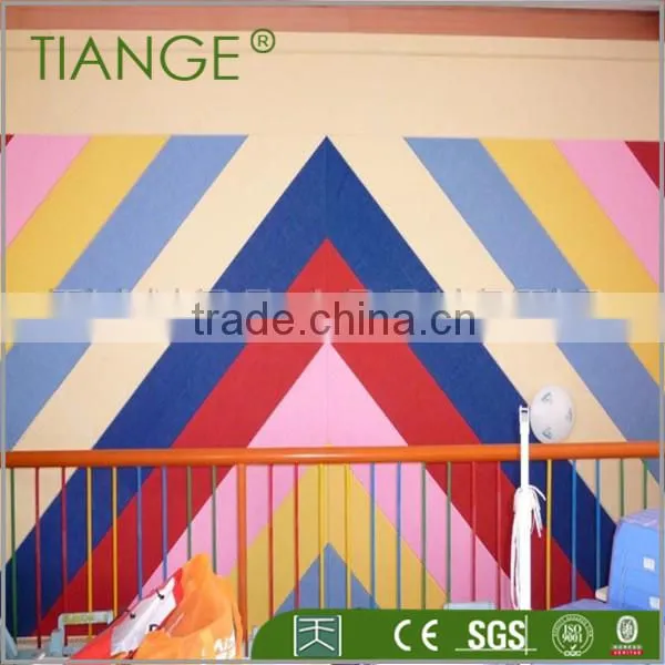 Meeting Room Polyester Fiber Decorative Fabric Acoustic Panel