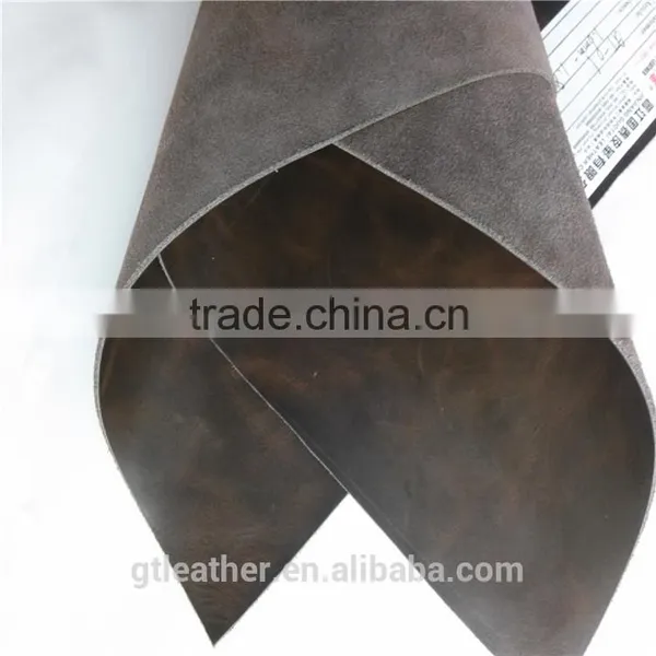 Cow Pull up Leather for Vintage Clutch Bag photo-6
