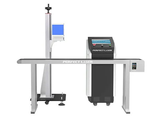 Nonmetallic Materials Online Flying CO2 Laser Marking Engraving Machine photo-2