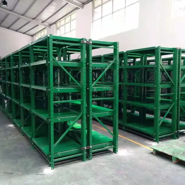 Custom High Load 1000kg/Layer Stacking Metal Sheet Racking Sliding Drawer Type Steel Mould Racks photo-3