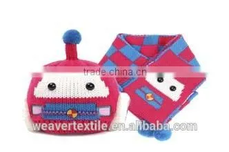 Promotion High Quality Baby Beanie Hat and Scarf for Winter photo-5