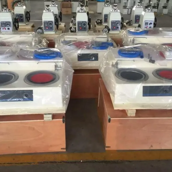 MP-2B Manual Metallographic Equipment Double Disc Sample Specimen Grinding and Polishing Machine photo-5
