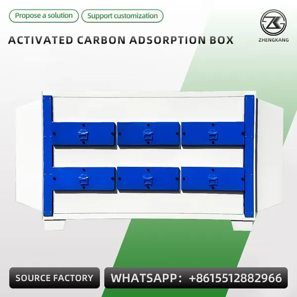 Activated Carbon Filter Box Waste Gas Purification Deodorization for Painting photo-4