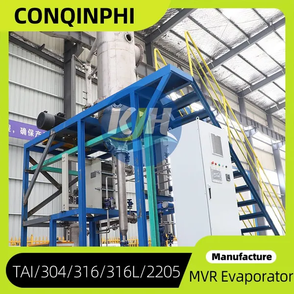Wastewater MVR Evaporator With 1-Year Warranty Mill Test Report and On-Site Commissioning photo-3