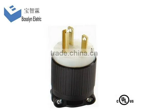Super Nylon UL Listed Nema 6-15p Industrial Plug/American Power Plug/Nema Straight Blade Plug 15A 250V photo-4
