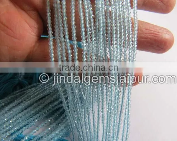 Wholesale Sky Blue Topaz Micro Cut Beads 2 To 2.5 MM photo-3