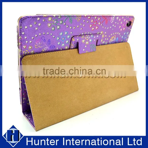 Diamond Shiny Rose Garden Tablet Case For IPad Air photo-2
