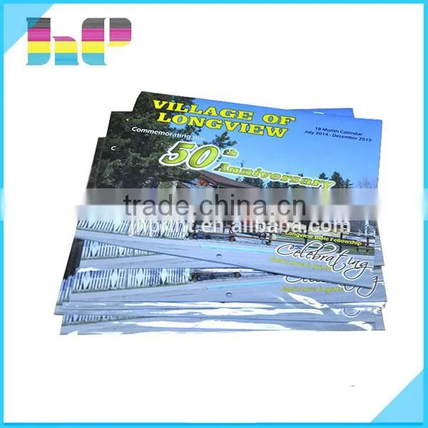 Bright Luster Modern Design Low Price Wall Calendar Printing photo-6