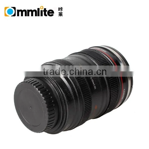 2nd Generation Camera Lens Tea Coffee Cup Mug Stainless Steel for Canon Black 24--105mm photo-6
