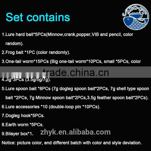 2016 Wholesales Price Best Sell Hard and Sequins Soft Fishing Lure Mixed Fishing Lure photo-6