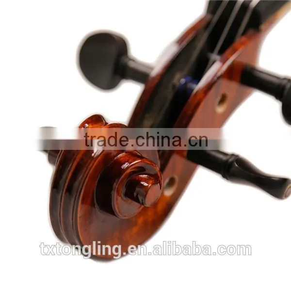(TL004-1) Best Brand Antique Violin Maple Acoustic Quality Violin With Case OEM Available photo-4