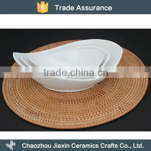 Wholesale Antique Various Size Porcelain Snack Used Bulk White Dinner Plates