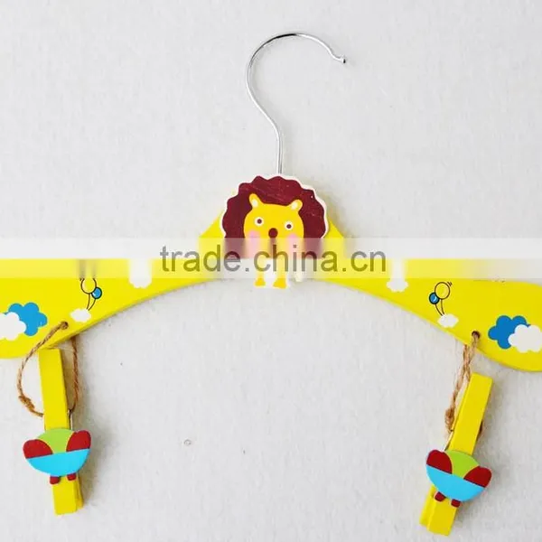 J208 Child Wholesale Wood Clothes Hanger Factory photo-6