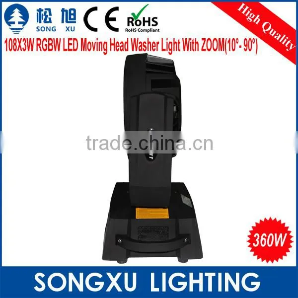 Colorful Lights 108x3w Led Zoom Moving Head Wash Led Moving Lights photo-3