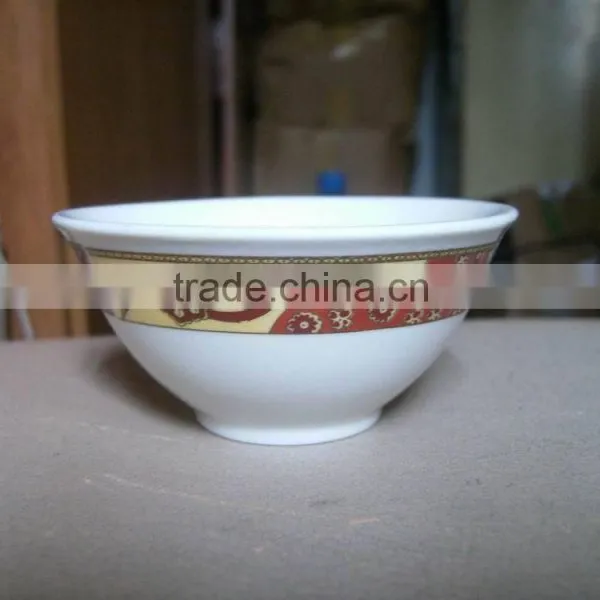 White Porcelain Footed Bowl Ceramic Noodles Bowl Soup Bowl photo-5