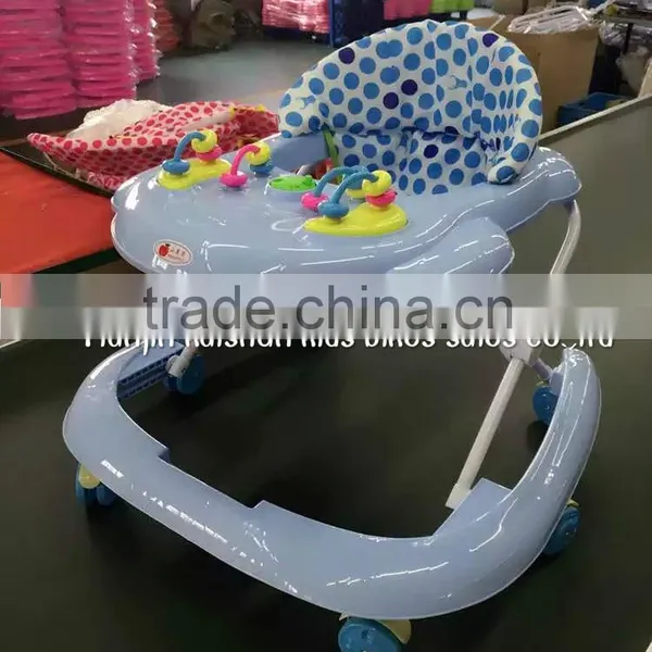 Simple Steel Pipe Frame Old Style Big Wheel Baby Walker For Tall Baby /safety Performance Baby Walker With Promotion Price photo-6