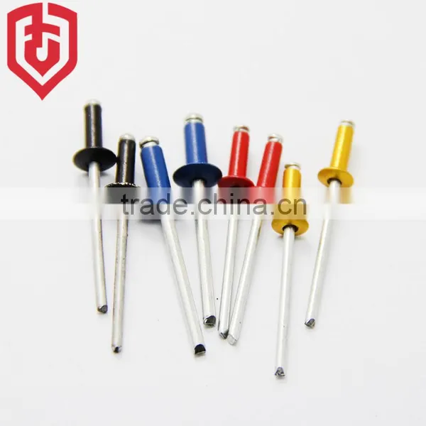 Color Painted Black Din7337 Closed End Open End Blind Rivets