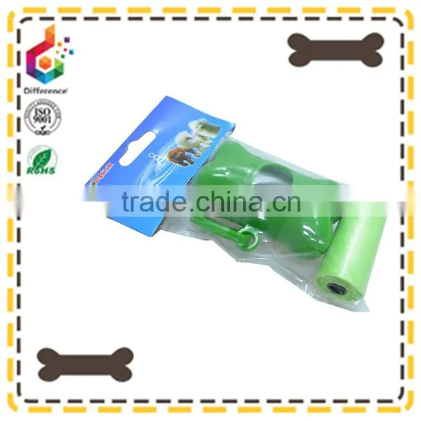 Green Plastic Dog Poop Bag Dispenser and Refills photo-3