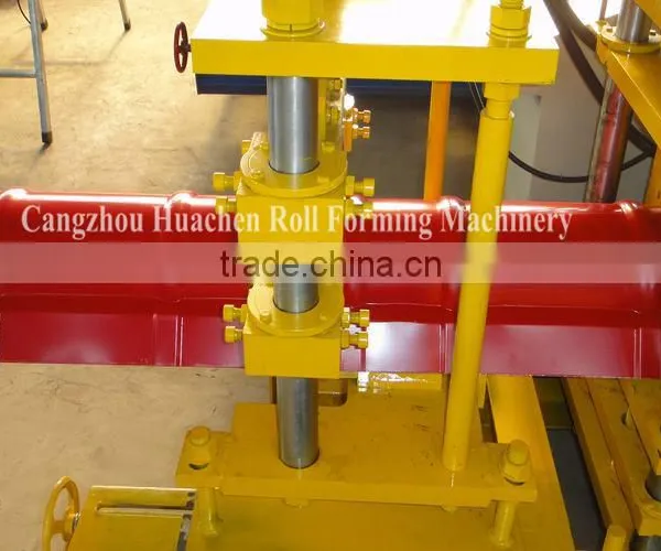 Metal Roof Ridge Cap Roll Forming Machine, Ridge Cap Tile Roll Forming Machine photo-3