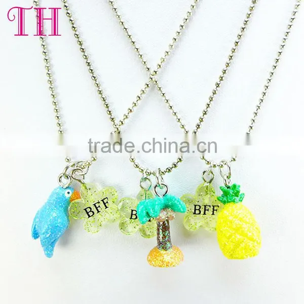 China Manufacturer no Harm Resin Strawberry Cup Earring Chain Pendant Necklace photo-6