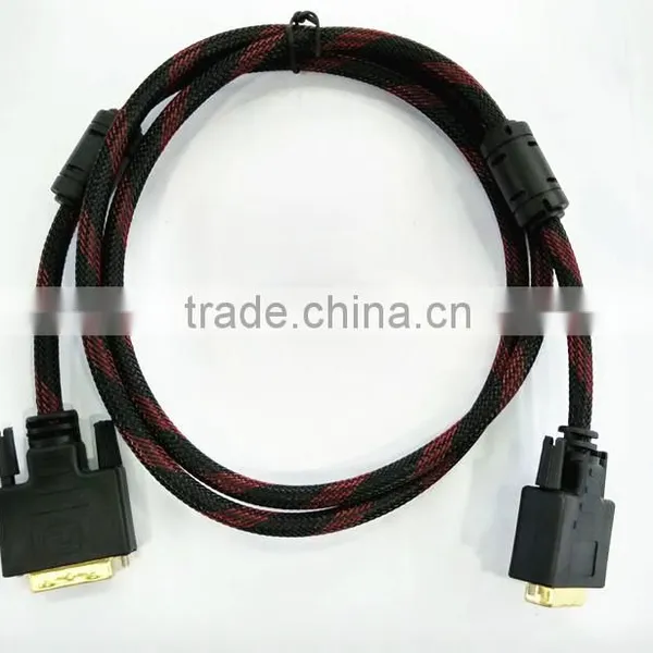 High Quality and Fast Shipping DVI-D Digital to DVI-D Digital 24+1 Dual Link M/M Cable photo-6