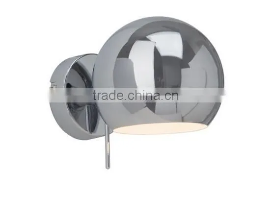 Chrome Brilliant Wall Spotlight G9 1x 33 W Metal G9 Halogen Holder G9 Lamp Case