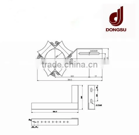Rubber Compensation Chain Guide Device in Elevator Parts photo-3