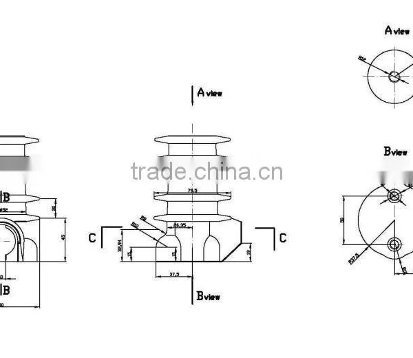Supply New Product 175mm Height ZNQ3 POST INSULATOR photo-2