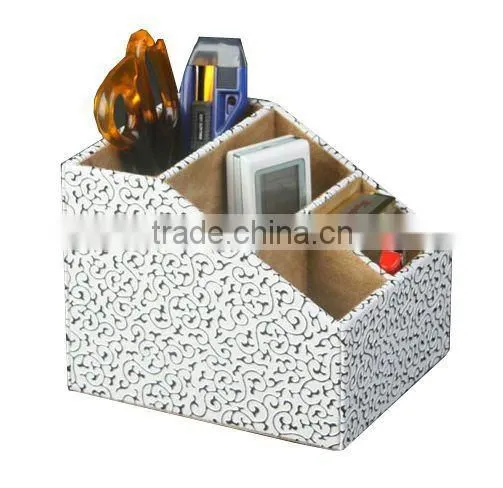 Leather Desk Stationery Holder